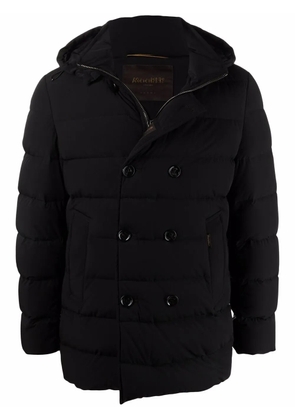 Moorer Florio double-breasted padded coat - Black