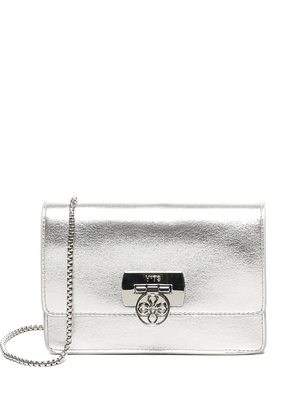 V°73 metallic effect chain shoulder bag - Grey