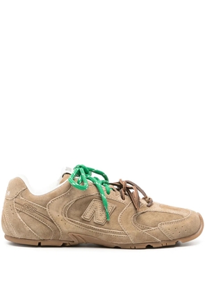 Miu Miu x New Balance 530 SL suede sneakers - Neutrals