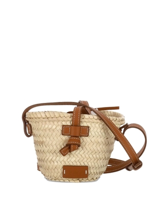 catarzi raffia tote bag - Neutrals