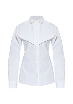 Jacquemus shawl-collar shirt - White