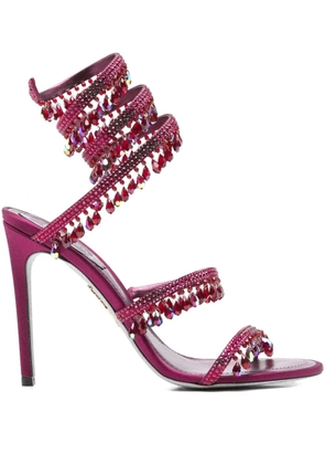 René Caovilla 105mm Chandelier sandals - Purple