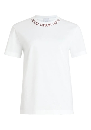 Patou logo-embroidered T-shirt - White