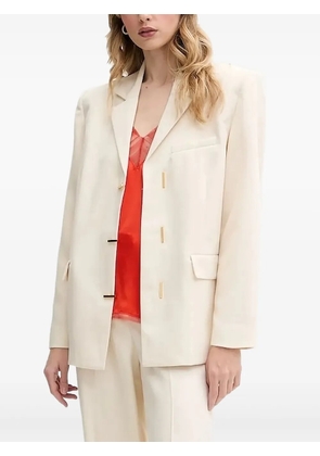 Stine Goya split-sleeve blazer - White