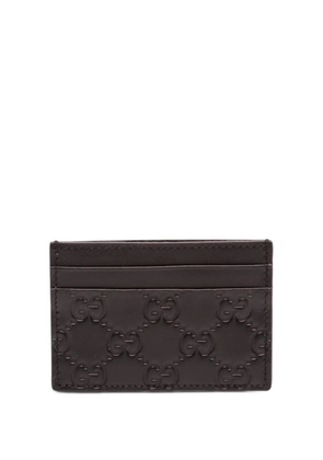 Gucci Pre-Owned 2000-2015 Guccissima card holder - Black