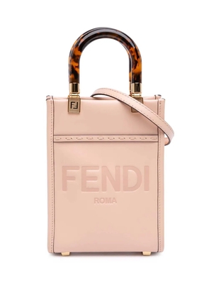 Fendi Pre-Owned 2010-2026 Mini Leather Sunshine Shopper Tote satchel - Pink