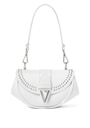 Versace small Virtus studded shoulder bag - White
