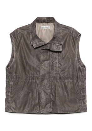 OUR LEGACY Firm vest - Brown