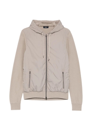 Herno hooded zip jacket - Neutrals