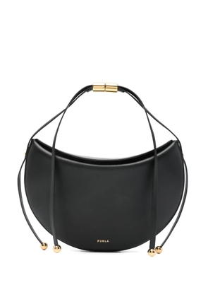 Furla Moonstone calf leather small shoulder bag - Black
