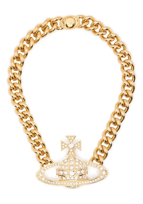 Vivienne Westwood chain orb Neysa necklace - Black