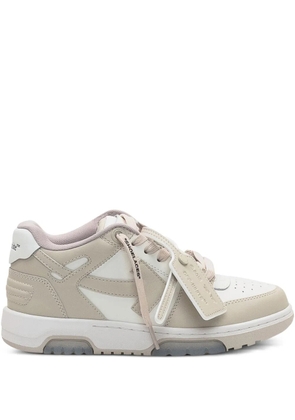 Off-White Out Of Office leather sneakers - Neutrals