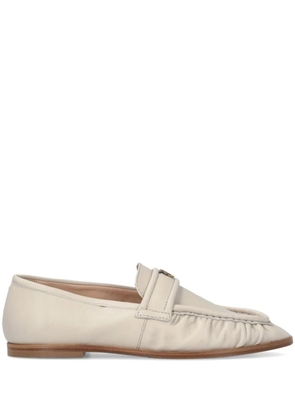 PINKO logo-plaque loafers - Neutrals