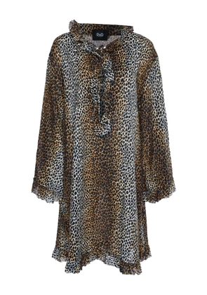 D&G Vintage animal-print dress - Brown
