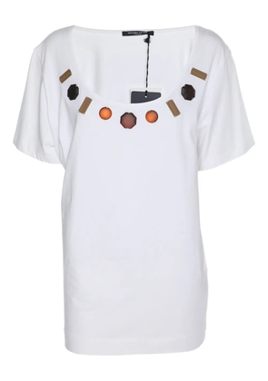 Marina Rinaldi crystal-print T-shirt - White