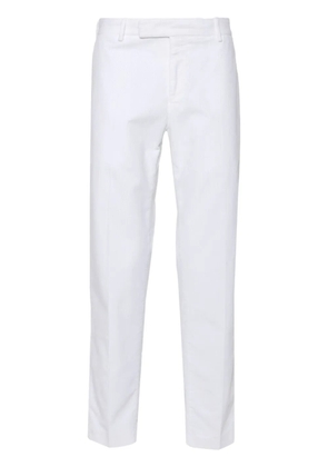 PT Torino corduroy tapered trousers - White