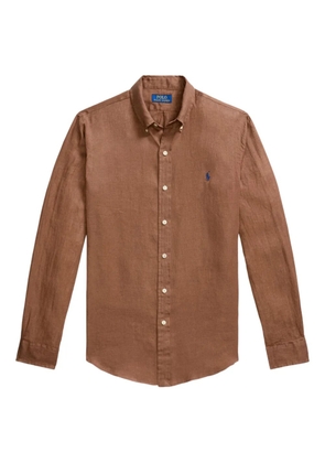 Polo Ralph Lauren button-down linen shirt - Brown