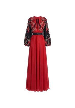 Saiid Kobeisy embroidered maxi dress