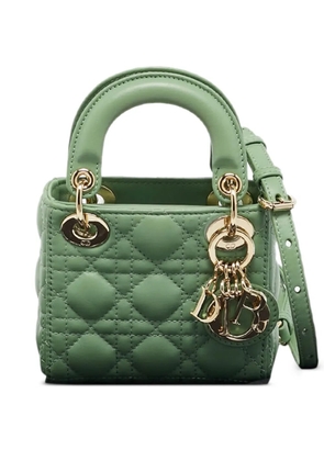 Christian Dior Pre-Owned 2020 Cannage leather tote bag - Green