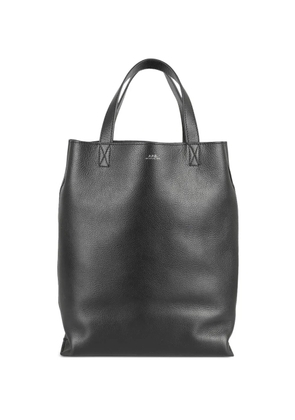 A.P.C. medium Maiko leather tote bag - Black