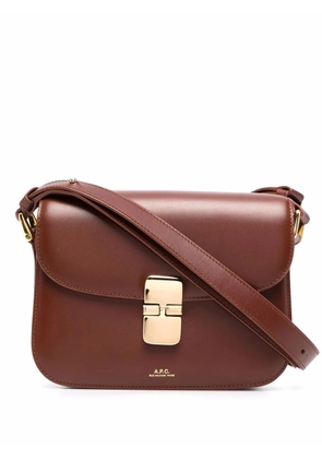 A.P.C. small Grace shoulder bag - Brown