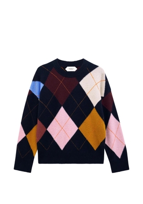 Pringle of Scotland argyle crew-neck sweater - Blue