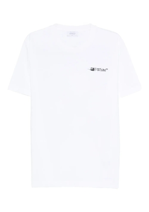 Off-White logo-embroidered T-shirt