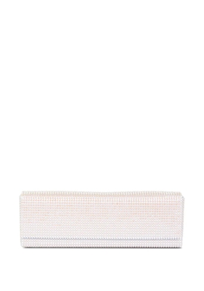 Amina Muaddi Amini Paloma clutch bag - White