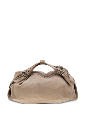 Givenchy Pre-Owned croc-embossed shoulder bag - Neutrals