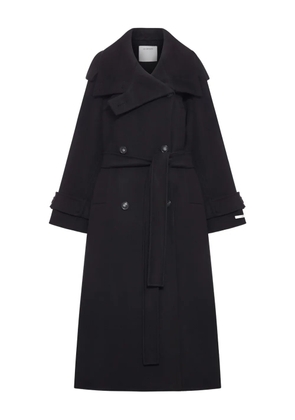 Sportmax double-breasted belted coat - Black