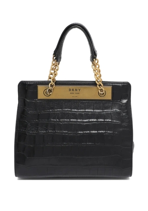 DKNY Vintage embossed chain shoulder bag - Black