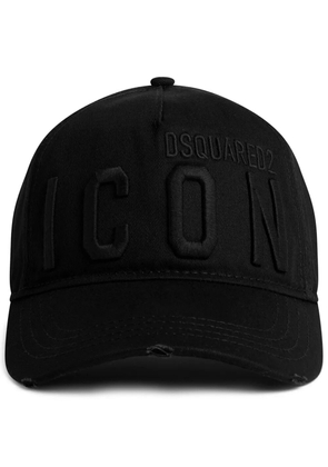 DSQUARED2 logo-embroidered baseball hat - Black