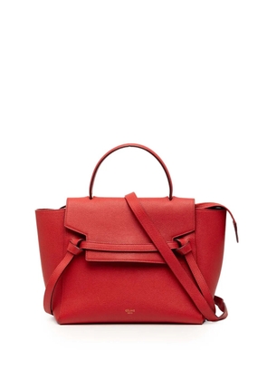 Celine Pre-Owned 2016 Micro Grained Calfskin Belt Bag satchel - Red