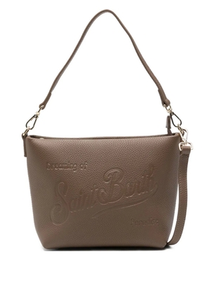 MC2 Saint Barth logo-embossed shoulder bag - Brown