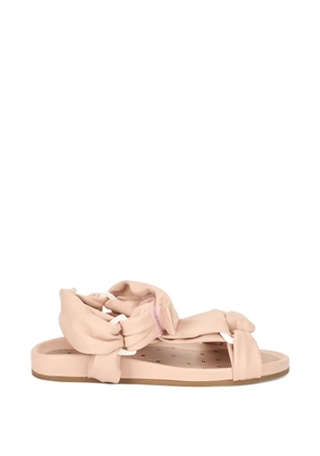 RED(V) ruched-detail sandals - Pink