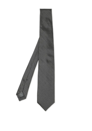 Dunhill woven-pattern tie - Grey