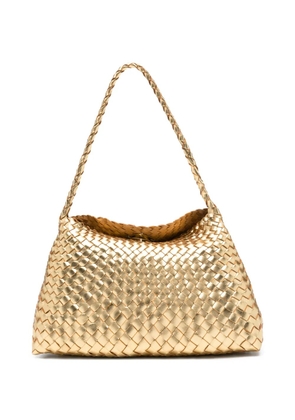DRAGON DIFFUSION Santa Maria woven shoulder bag - Gold