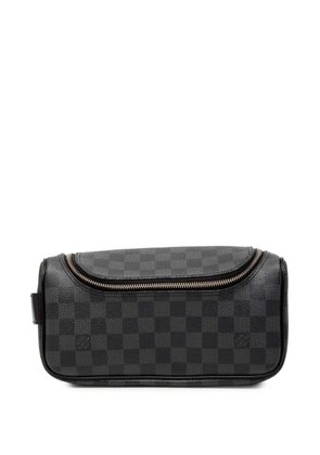 Louis Vuitton Pre-Owned 2010 Damier Graphite Toiletry Pouch clutch bag - Black
