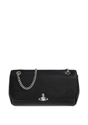Vivienne Westwood Orb-plaque shoulder bag - Black