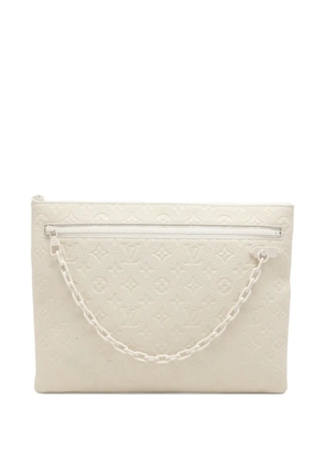 Louis Vuitton Pre-Owned monogram chain-strap clutch bag - Neutrals