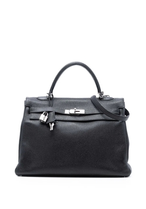 Hermès Pre-Owned 2010 Togo Kelly II Retourne 35 satchel - Black
