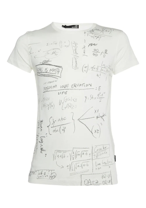 Love Moschino graphic-print cotton T-shirt - White