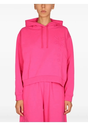 MCQ embossed hooded sweatshirt - Pink