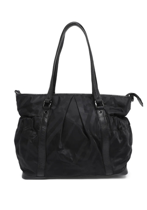 Burberry Pre-Owned checked changing bag - Black