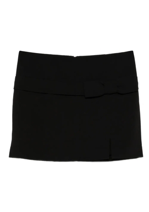 TWINSET bow-detail mini skirt - Black