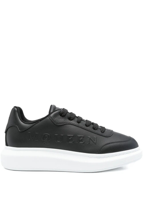Alexander McQueen Oversized logo-embossed platform sneakers - Black