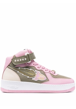 Enterprise Japan EJ Rocket mid-high lace-up sneakers - Pink