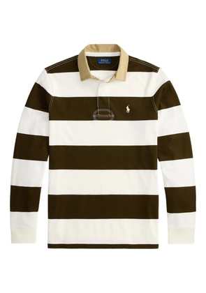 Polo Ralph Lauren striped-pattern polo shirt - Brown