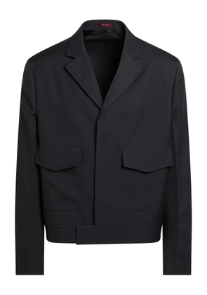 Gucci single-breasted patch-pocket jacket - Blue