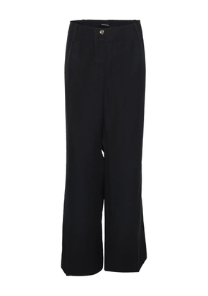 ELENA MIRO` straight-leg trousers - Black